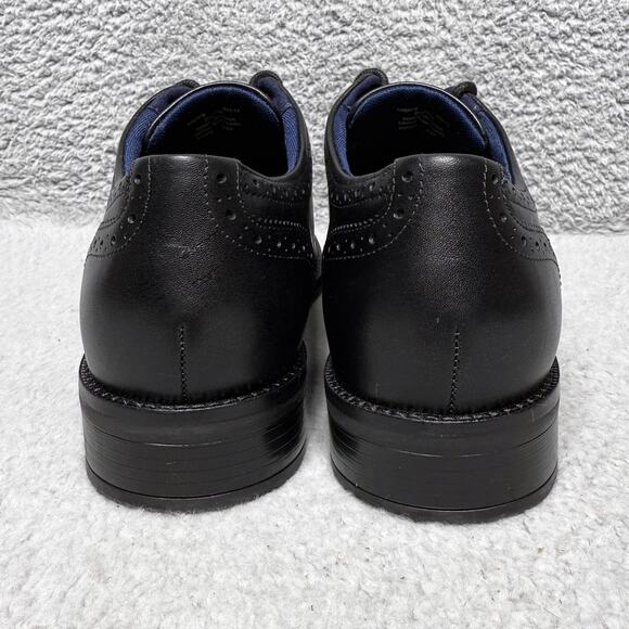 Cole Haan Grand+ Plus DRS Wingtip Mens Size 8.5 Oxford Dress Shoes Black Leather - Picture 4 of 9